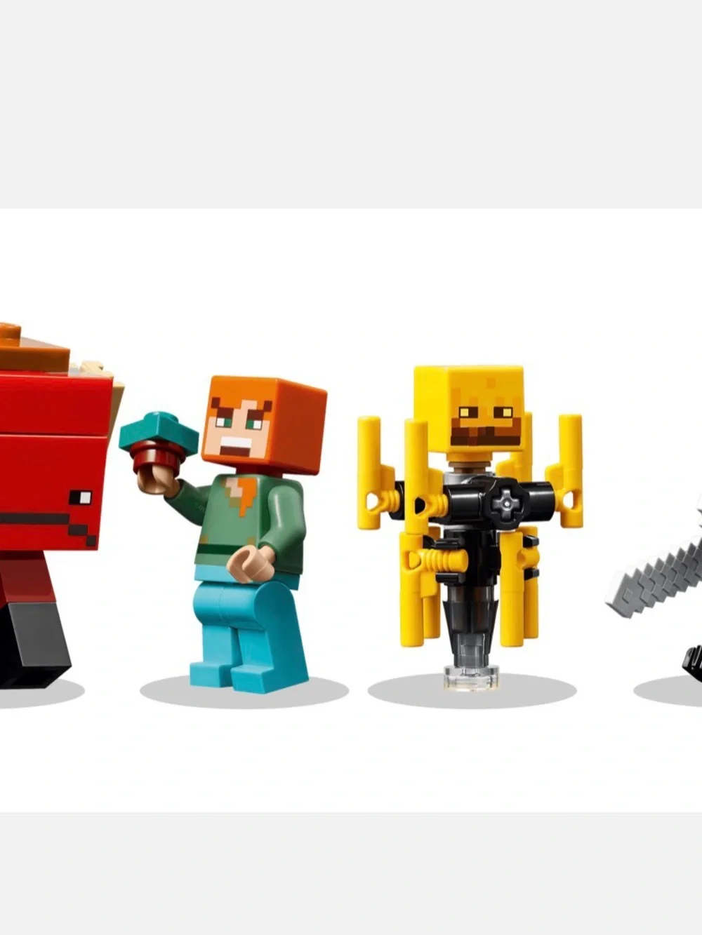 LEGO Minecraft The Nether Lava Battle (21266) 99pcs Alex 6+ Separator